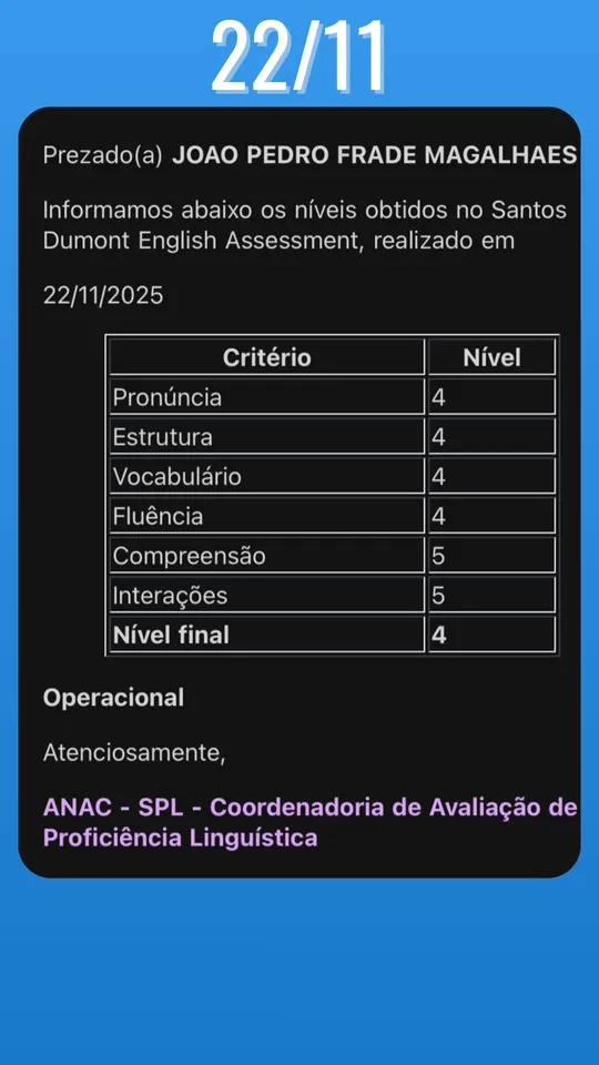 Aprovação ICAO 142