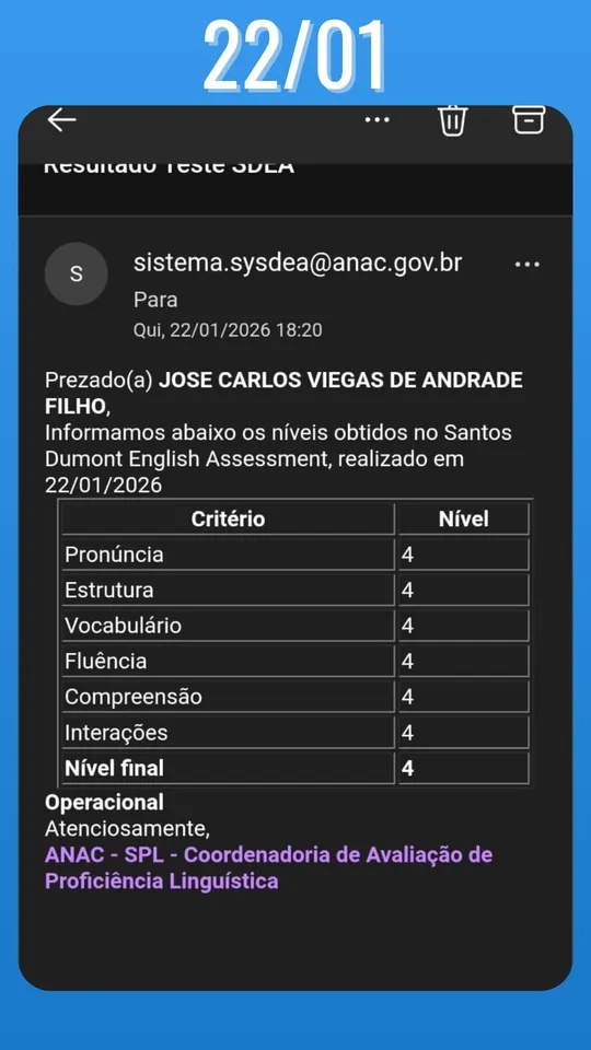 Aprovação ICAO 157