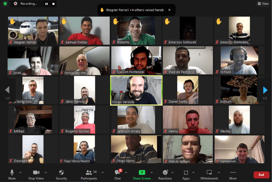 Mentoria semanal ao vivo no Zoom com o professor Diogo Verzola